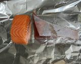 トースターでサーモンとブリのバター蒸し焼作り方2写真