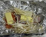 トースターでサーモンとブリのバター蒸し焼作り方4写真
