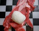 冷めてもおいしい♪肉巻きおにぎり作り方2写真