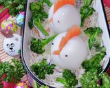 復活祭には茹で卵のにわとりさんサラダ作り方4写真