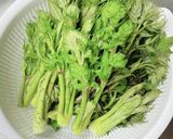ごはんがすすむ！タラの芽と豚バラ炒め作り方1写真