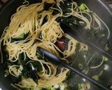 ワカメの和風パスタ作り方5写真
