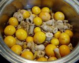 ヘルシー!玉子入り鳥もつのあっさり煮!作り方6写真