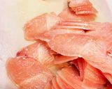 鶏胸肉のうす焼き醤油風味作り方2写真
