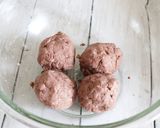 レンジで簡単！低糖質おからチョコパン作り方1写真