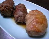 冷めてもおいしい♪肉巻きおにぎり作り方6写真