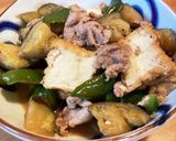 簡単☆豚肉となすとピーマンと厚あげ煮作り方6写真