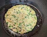 離乳食後期〜納豆ひじきニラのチヂミ作り方5写真