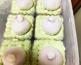 イースター☆苺大福の兎おしりケーキだよ♡作り方8写真