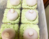 イースター☆苺大福の兎おしりケーキだよ♡作り方8写真