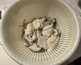 牡蠣とタラのオイル炒め作り方3写真