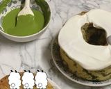 ノンオイル　抹茶のマーブルシフォンケーキ作り方15写真
