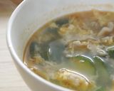 きゅうりと豚肉の中華スープ作り方6写真