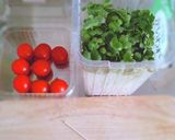ピックなしでもꕤ*葉付き ミニトマト♡作り方1写真