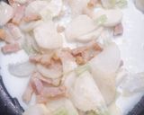 かぶとベーコンのクリーム煮作り方9写真