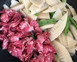 簡単☆牛肉とタケノコの炒め物作り方6写真