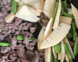 簡単☆牛肉とタケノコの炒め物作り方7写真