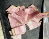 たっぷりクレソンとベーコンのサラダ作り方1写真