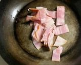 たっぷりクレソンとベーコンのサラダ作り方2写真