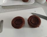 黒い森⁂チェリーのカップケーキ作り方2写真