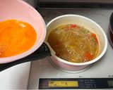 生姜風味のとろとろ中華春雨たまごスープ😋作り方4写真