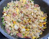 美活⭐︎お弁当⭐︎沙茶醬のピリ辛台湾炒飯弁当作り方6写真