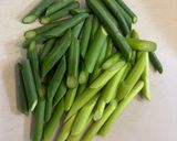 新鮮ホルモンの麻婆茄子作り方1写真