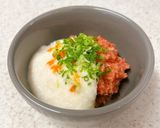 ねぎとろのピリ辛中華だれ和えのとろろがけ作り方3写真