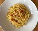 自分流！ペペロンチーノ風パスタ！作り方6写真