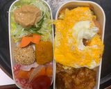 全てレンジ和風レモン風味オムライス弁当作り方17写真