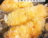 居酒屋風☆きゃべつの串揚げ作り方4写真