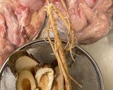 丸鶏を使わない参鶏湯作り方1写真