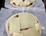 スライスチーズでピザ作り方2写真
