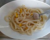 レンジで簡単うどんのバター炒め風作り方2写真