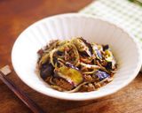 レンジで★麻辣ひき肉となすともやし和え作り方12写真