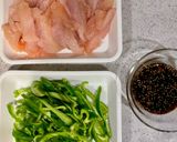 鶏胸肉とピーマンの粒マスタード炒め作り方3写真