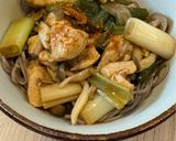 【ヘルシー！】鶏ネギそば作り方8写真