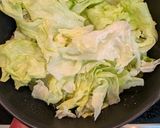どっさりレタスと豚肉の塩レモン炒め作り方4写真