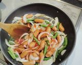 野菜とウインナーの簡単炒め作り方4写真