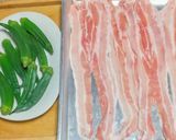 オクラの肉巻き作り方1写真