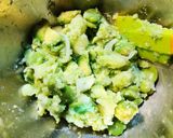 トマト･卵･アボカド空豆ポテサラサンド作り方1写真