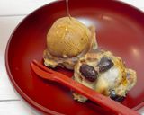 【ポリ袋で簡単】黒豆とお餅のプチケーキ作り方9写真