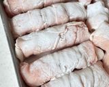 簡単☆飯テロ☆とろっとろの肉巻きチーズ作り方4写真