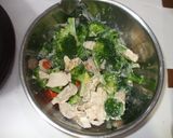 鶏胸肉ブロッコリーマヨネーズあえ♪簡単作り方11写真