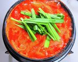 鯖缶入りトマトキムチチゲ作り方9写真