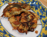 大豆とモズクのかき揚げ（揚げ焼き）作り方6写真