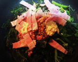 ほうれん草とベーコンのマスタード炒め作り方1写真