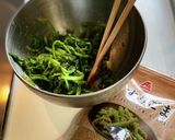 シャキシャキ、いい香り✨三つ葉の胡麻和え作り方9写真