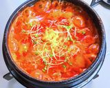 鯖缶入りトマトキムチチゲ作り方17写真
