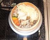 野菜とキノコと焼売のせいろ蒸し作り方6写真